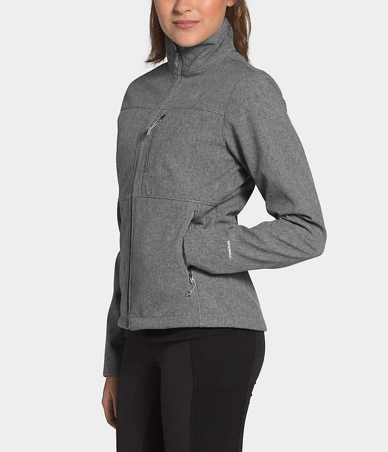 Women's The North Face Apex Bionic Softshell Jacket Grey | CANADA NHMXLS