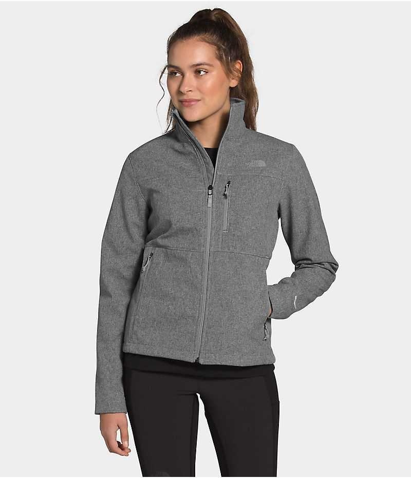 Women\'s The North Face Apex Bionic Softshell Jacket Grey | CANADA NHMXLS