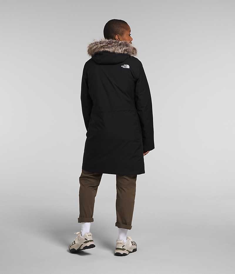 Women's The North Face Arctic Parka Black | CANADA YSLZPT