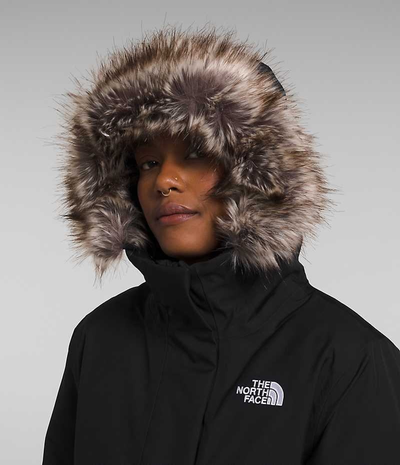 Women's The North Face Arctic Parka Black | CANADA YSLZPT