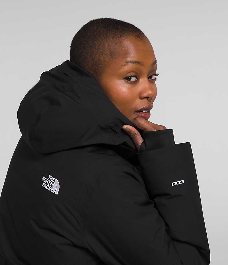 Women's The North Face Arctic Parka Black | CANADA YSLZPT