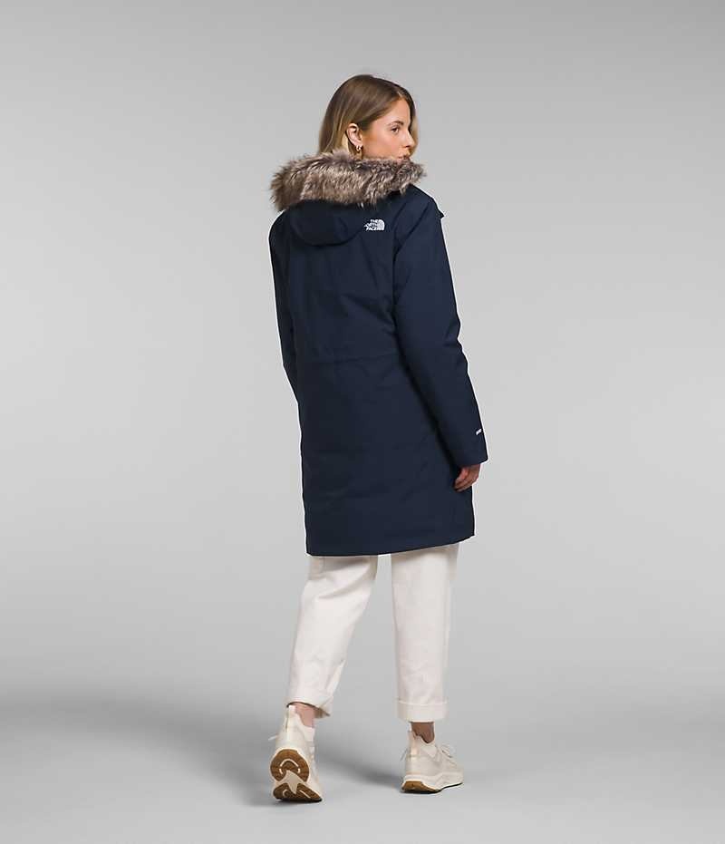 Women's The North Face Arctic Parka Navy | TORONTO GEAVLK