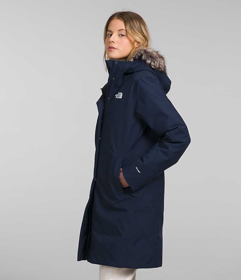 Women's The North Face Arctic Parka Navy | TORONTO GEAVLK