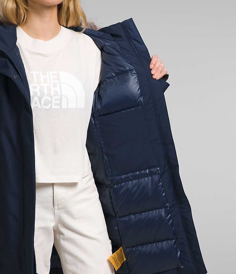 Women's The North Face Arctic Parka Navy | TORONTO GEAVLK