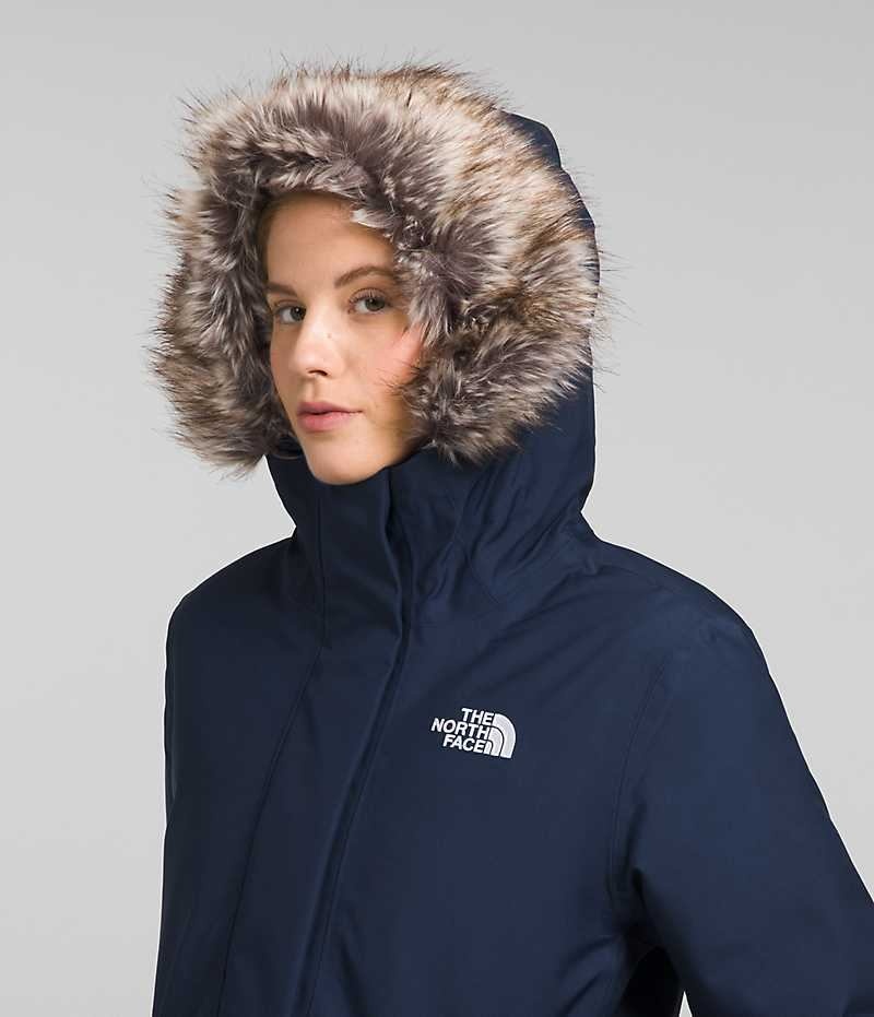 Women's The North Face Arctic Parka Navy | TORONTO GEAVLK