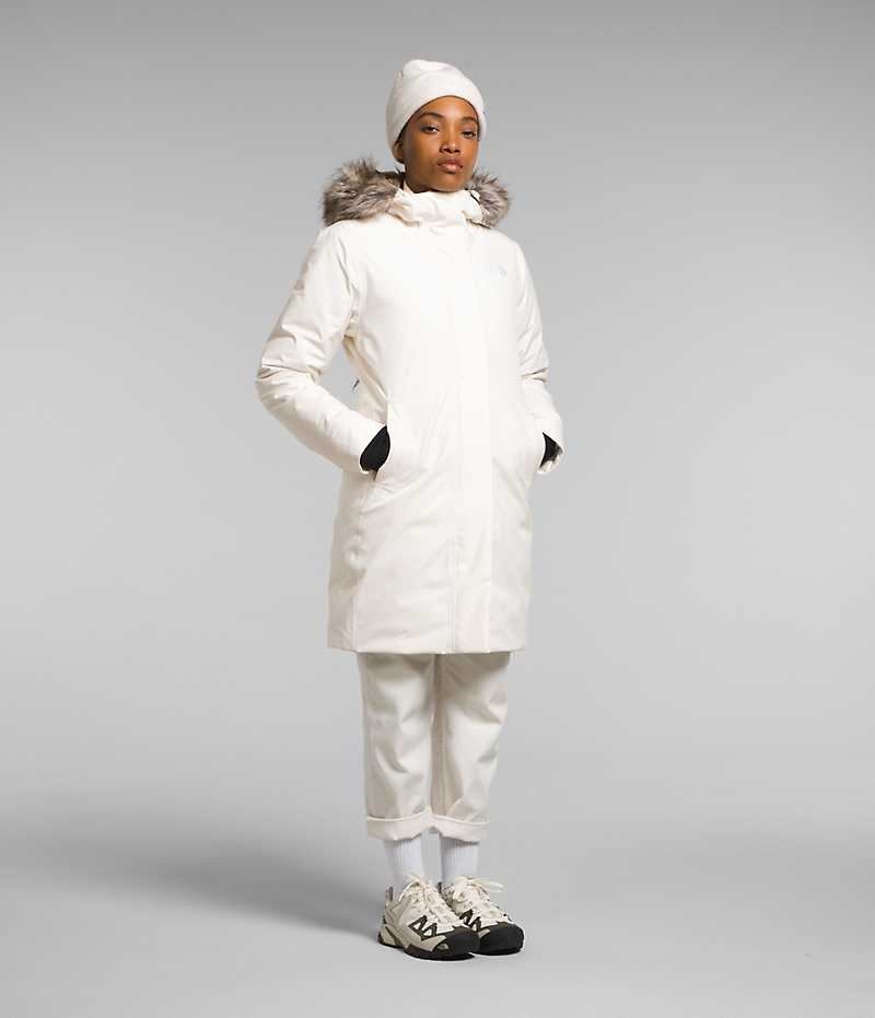 Women's The North Face Arctic Parka White | OTTAWA CYKRJE