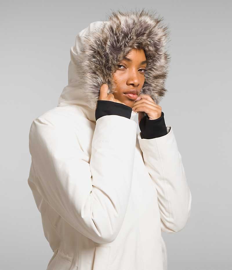 Women's The North Face Arctic Parka White | OTTAWA CYKRJE