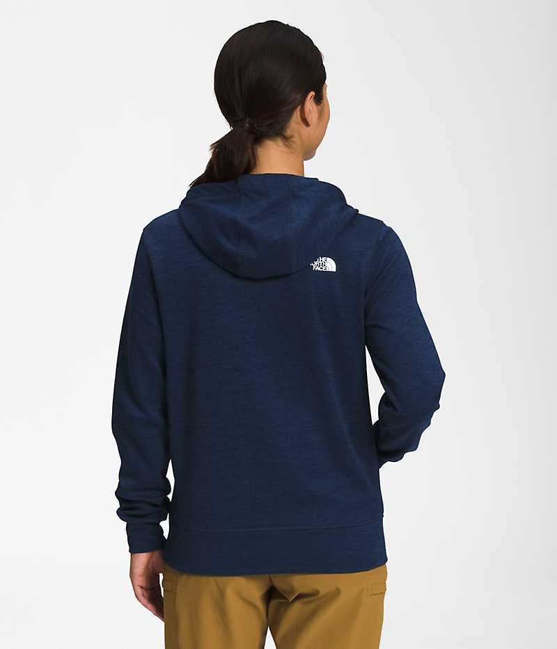 Women's The North Face Canyonlands Pullover Hoodie Navy | TORONTO CKSHFL