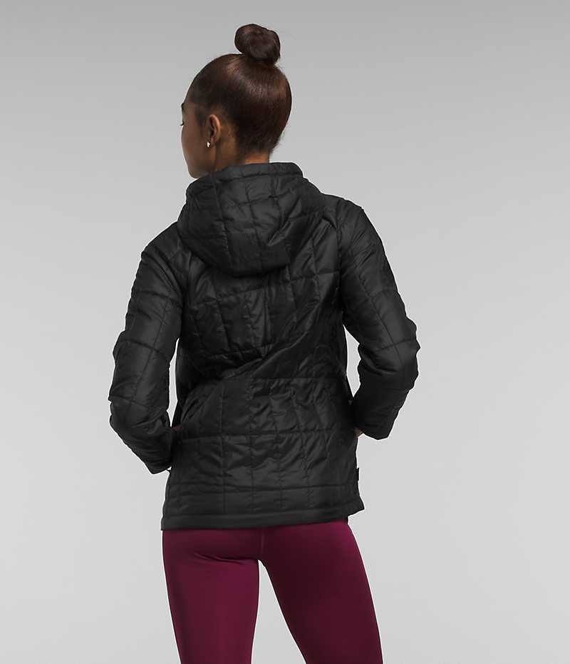 Women's The North Face Circaloft Hoodie Down Jacket Black | OTTAWA ZOMQJL