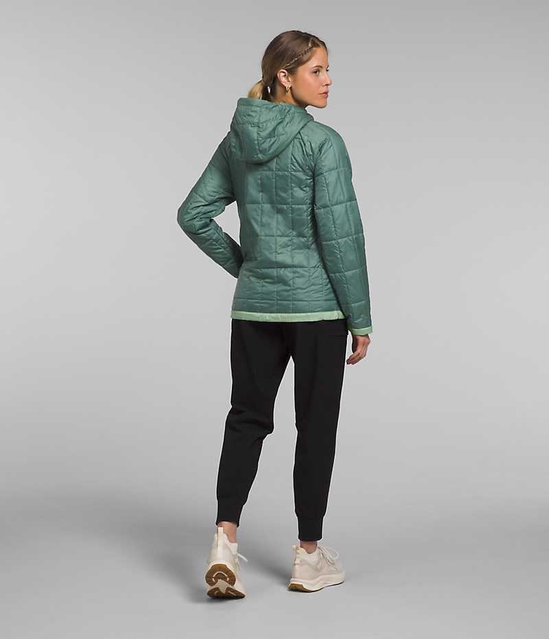 Women's The North Face Circaloft Hoodie Down Jacket Turquoise | CANADA LVGMOI