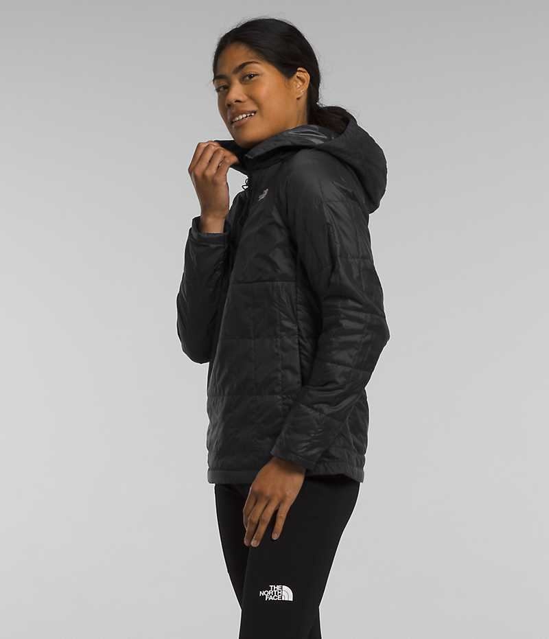 Women's The North Face Circaloft ¼-Zip Pullover Down Jacket Black | CANADA PUXWSE