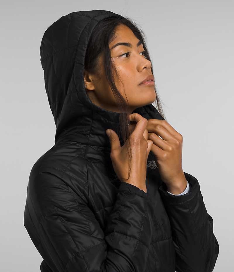 Women's The North Face Circaloft ¼-Zip Pullover Down Jacket Black | CANADA PUXWSE