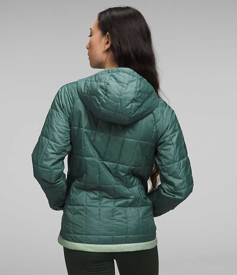 Women's The North Face Circaloft ¼-Zip Pullover Down Jacket Turquoise | TORONTO URILKT