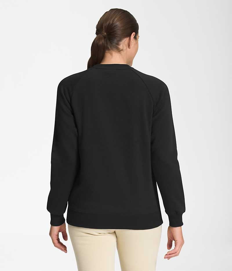 Women's The North Face City Crew Pullover Black | OTTAWA UVLBTQ