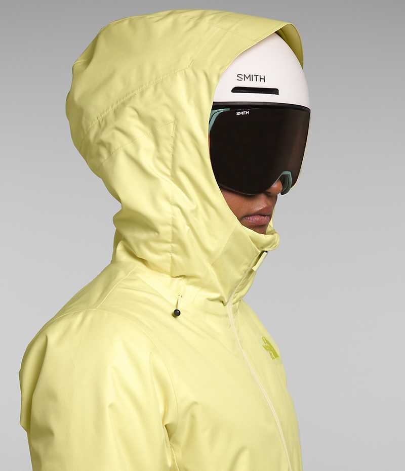 Women's The North Face Clementine Triclimate® Insulated Jacket Yellow | OTTAWA WRFYGO