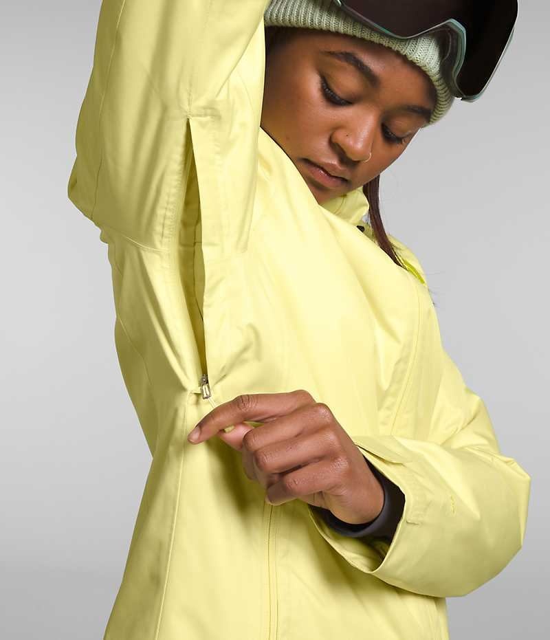 Women's The North Face Clementine Triclimate® Insulated Jacket Yellow | OTTAWA WRFYGO