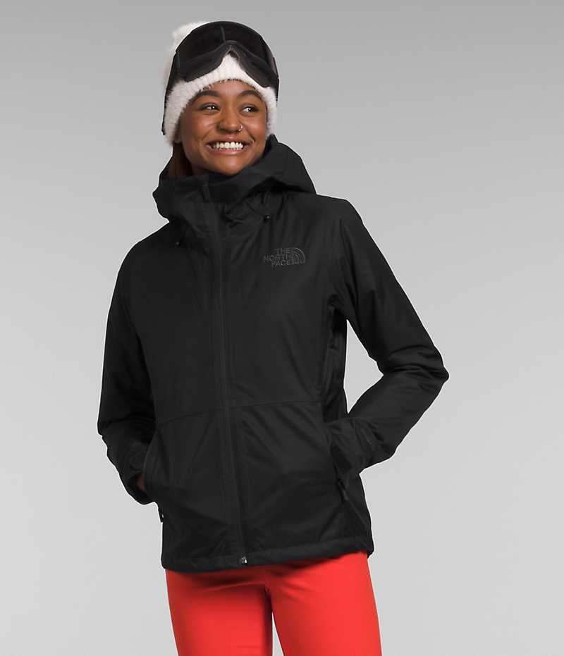 Women\'s The North Face Clementine Triclimate® Insulated Jacket Black | CANADA AEBPKH