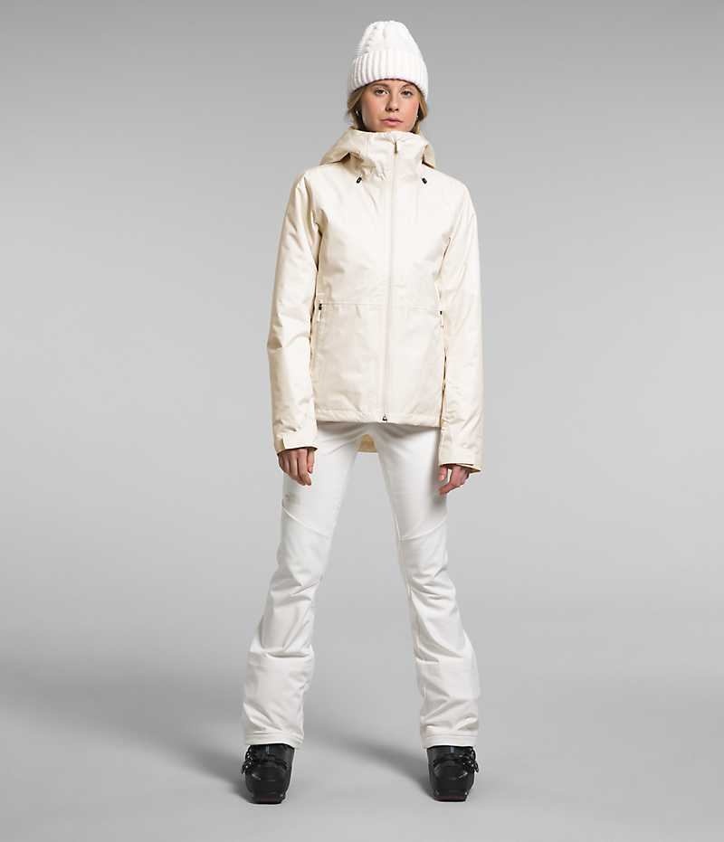 Women's The North Face Clementine Triclimate® Insulated Jacket White | TORONTO CRQMYT