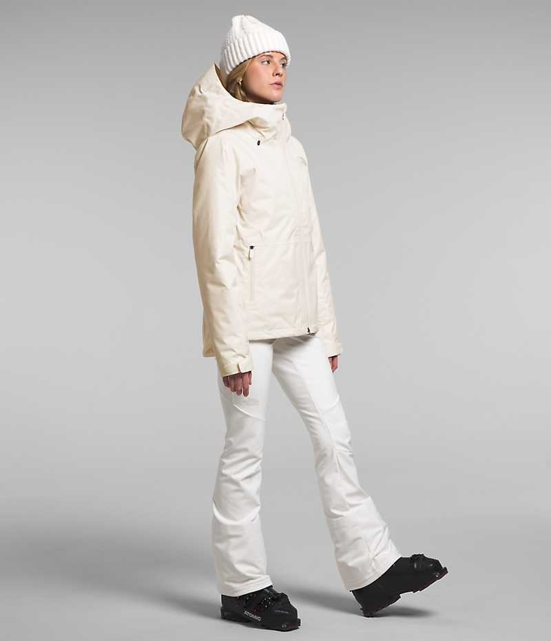 Women's The North Face Clementine Triclimate® Insulated Jacket White | TORONTO CRQMYT