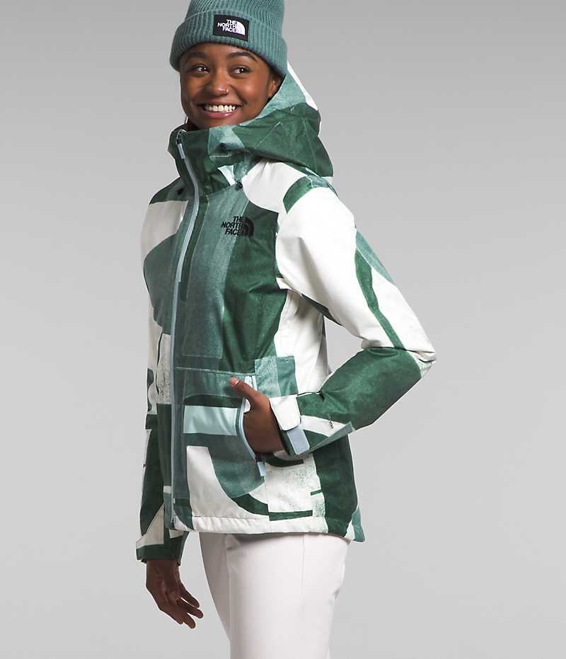 Women's The North Face Clementine Triclimate® Insulated Jacket Green | OTTAWA FPASWL