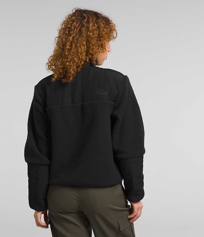 Women's The North Face Cragmont Fleece Jacket Black | OTTAWA OAGSPV