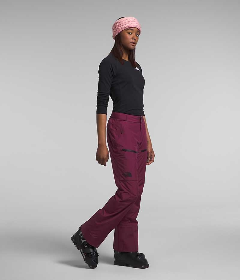 Women's The North Face Dawnstrike GTX Insulated Pants Burgundy | TORONTO UZOHGD