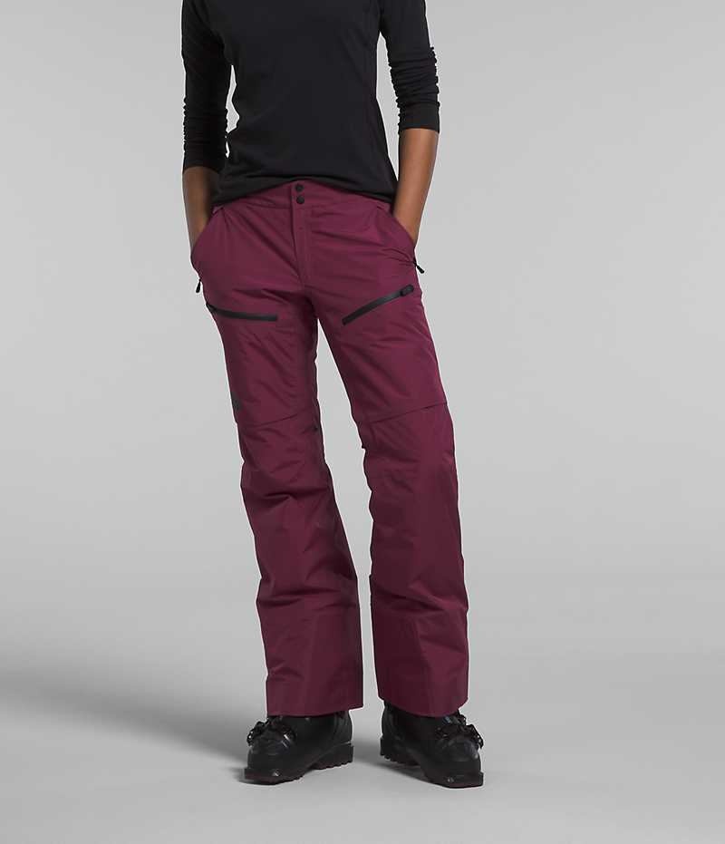 Women\'s The North Face Dawnstrike GTX Insulated Pants Burgundy | TORONTO UZOHGD