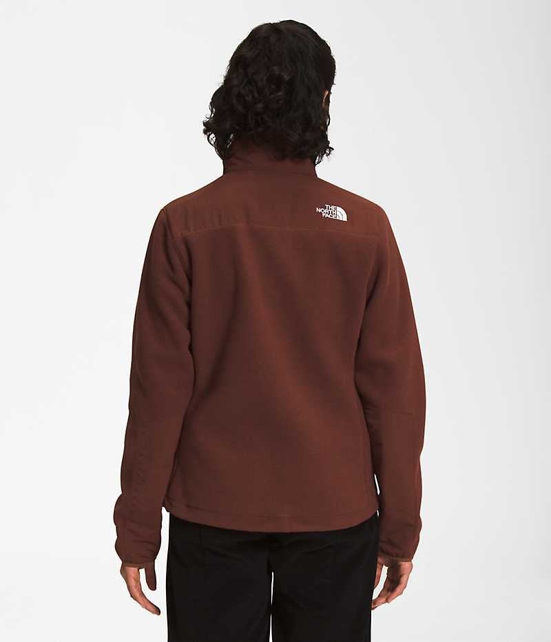 Women's The North Face Denali Fleece Jacket Brown | TORONTO DESZKP