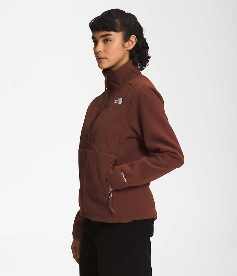 Women's The North Face Denali Fleece Jacket Brown | TORONTO DESZKP