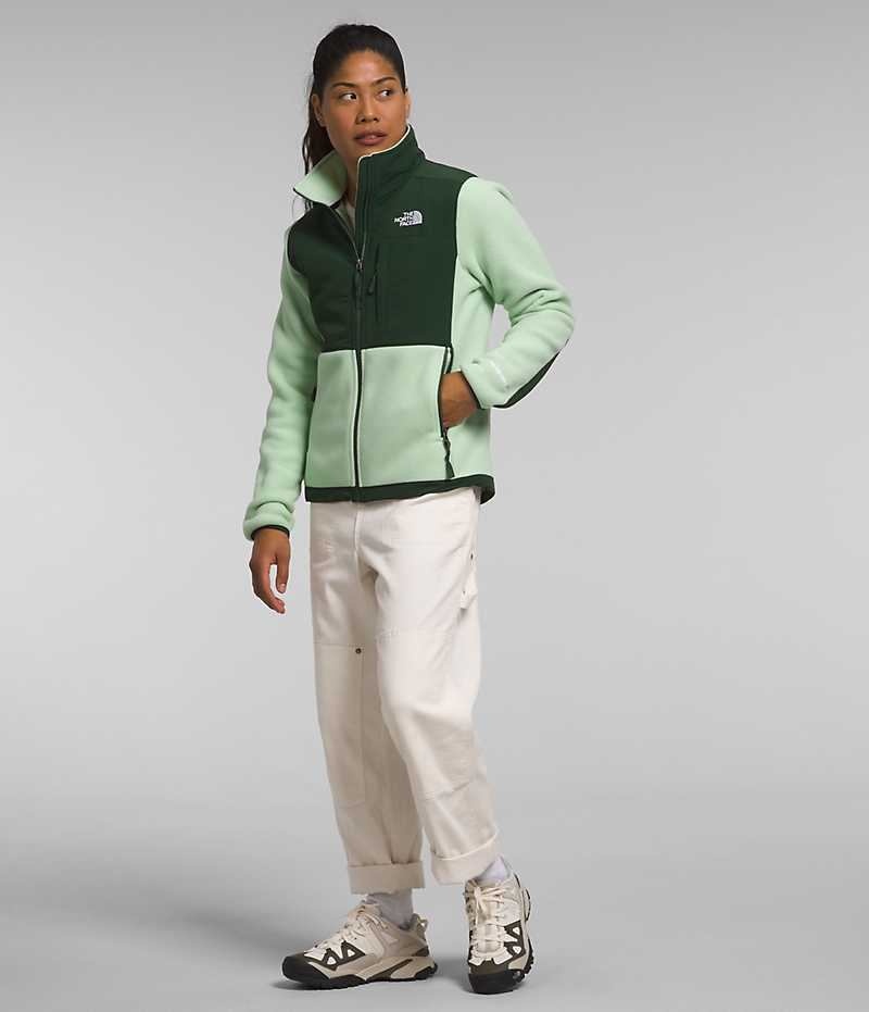 Women's The North Face Denali Fleece Jacket Green | CANADA IRYHOM