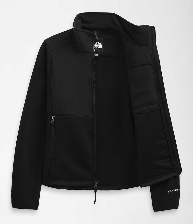 Women's The North Face Denali Fleece Jacket Black | OTTAWA RYBNUT