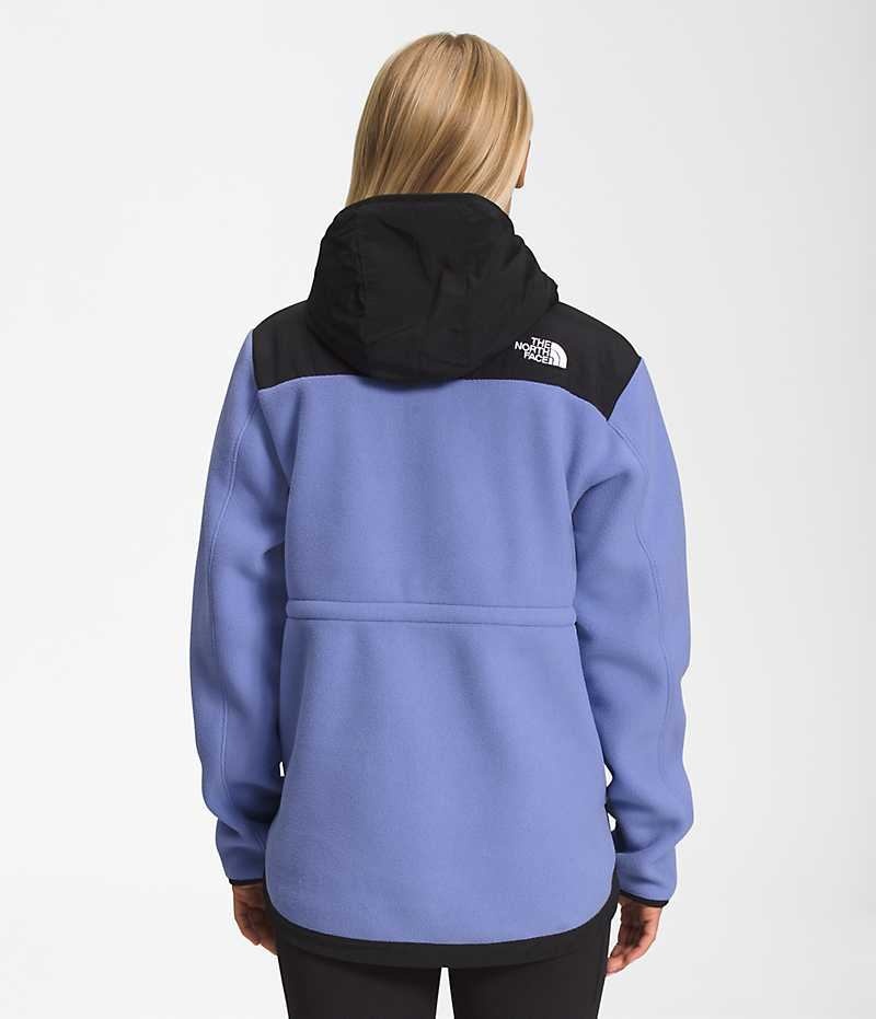 Women's The North Face Denali Hoodie Fleece Jacket Black / Blue | TORONTO WQTGAN