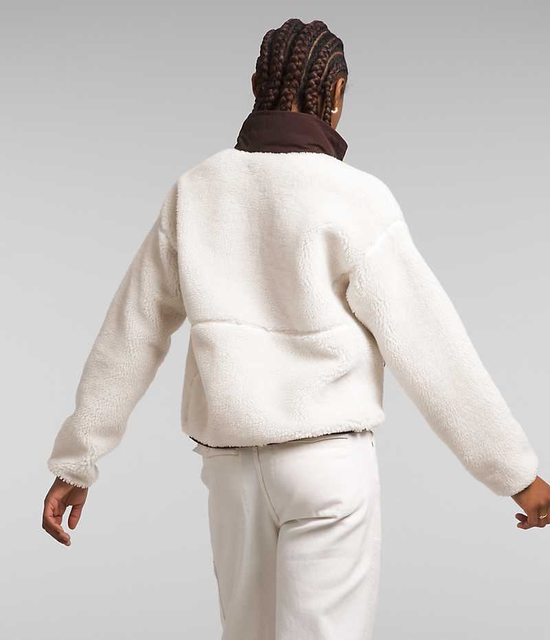 Women's The North Face Extreme Pile Pullover White | CANADA SBCTGX