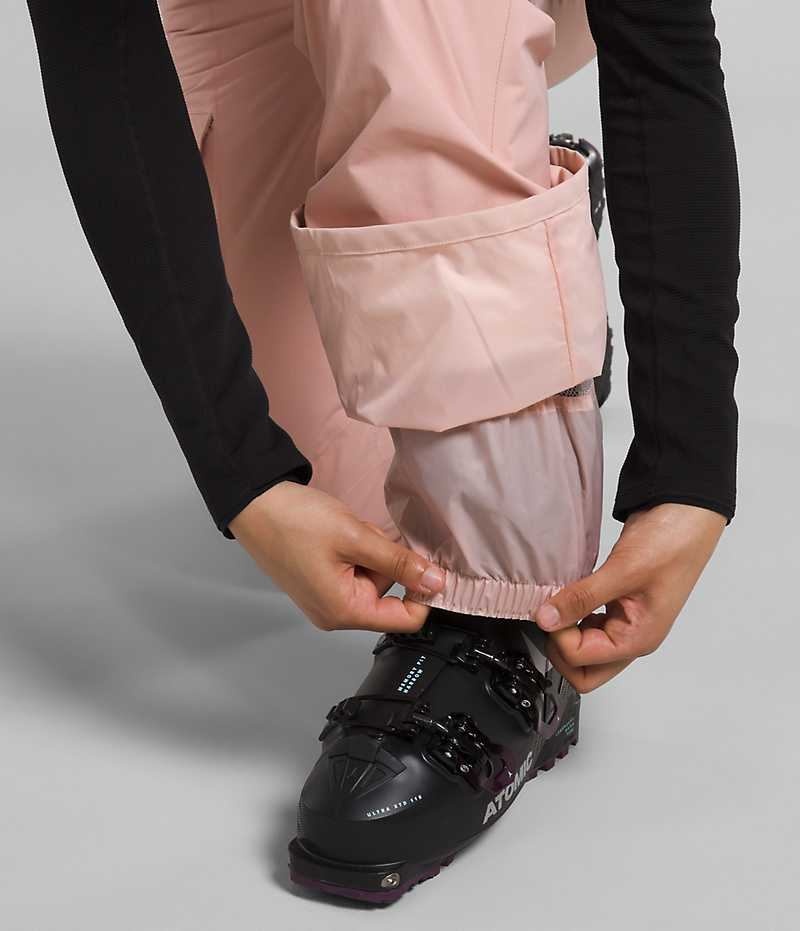 Women's The North Face Freedom Bib Pants Pink | TORONTO SYWFOR