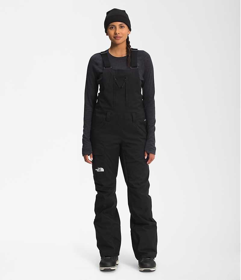 Women\'s The North Face Freedom Insulated Bib Pants Black | OTTAWA CGYZTM