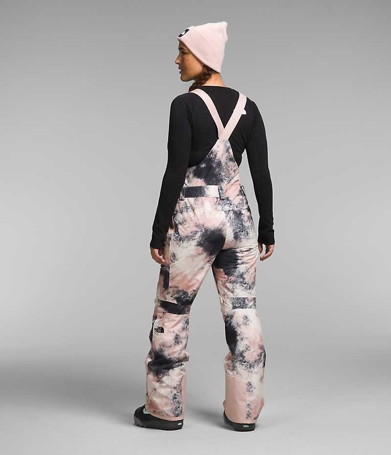 Women's The North Face Freedom Insulated Bib Pants Pink | TORONTO ODNKLT