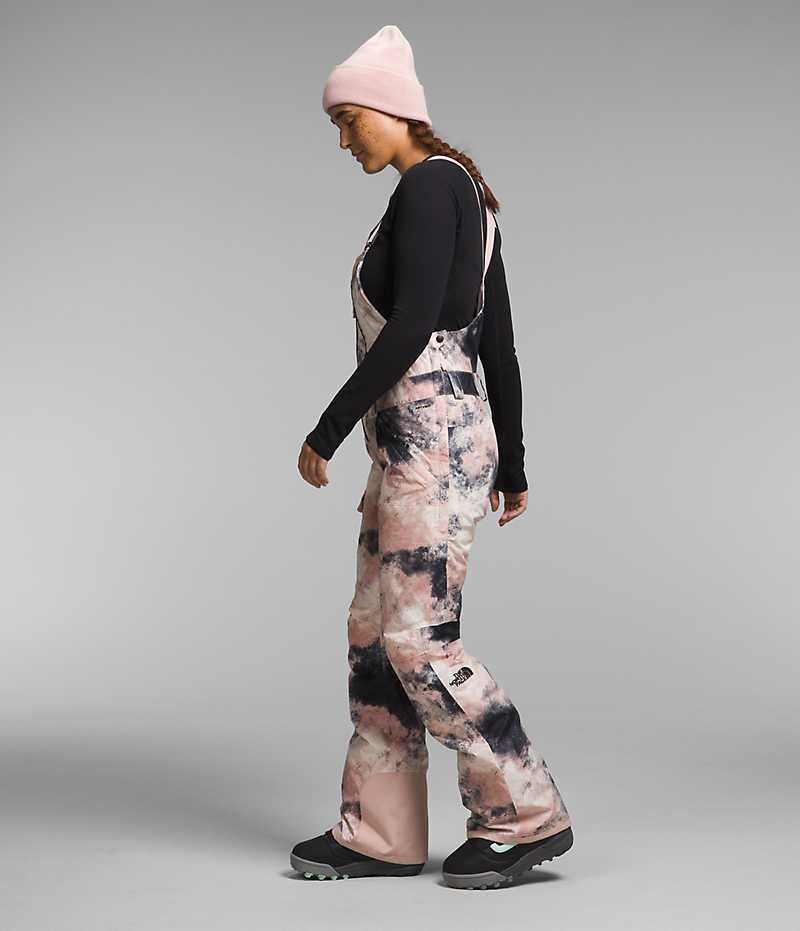 Women's The North Face Freedom Insulated Bib Pants Pink | TORONTO ODNKLT