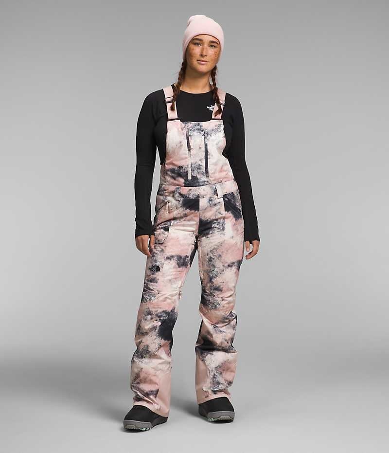 Women\'s The North Face Freedom Insulated Bib Pants Pink | TORONTO ODNKLT