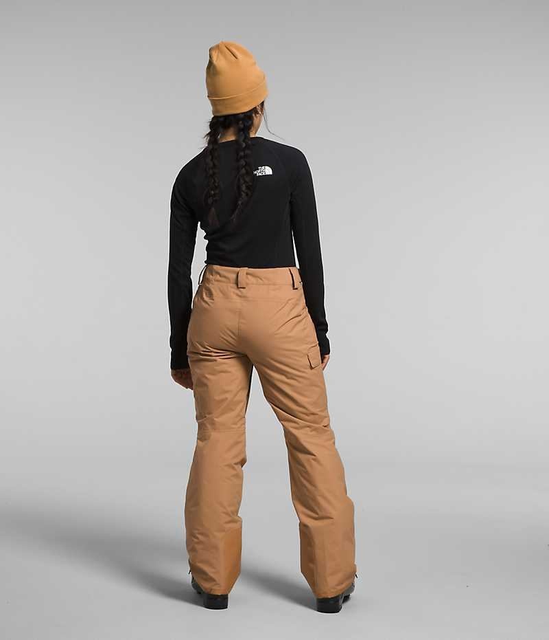 Women's The North Face Freedom Insulated Pants Brown | CANADA VXBNWL