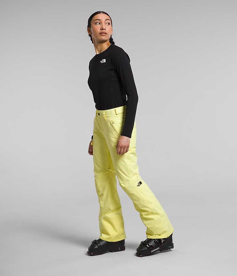 Women's The North Face Freedom Insulated Pants Yellow | OTTAWA SLMQGC