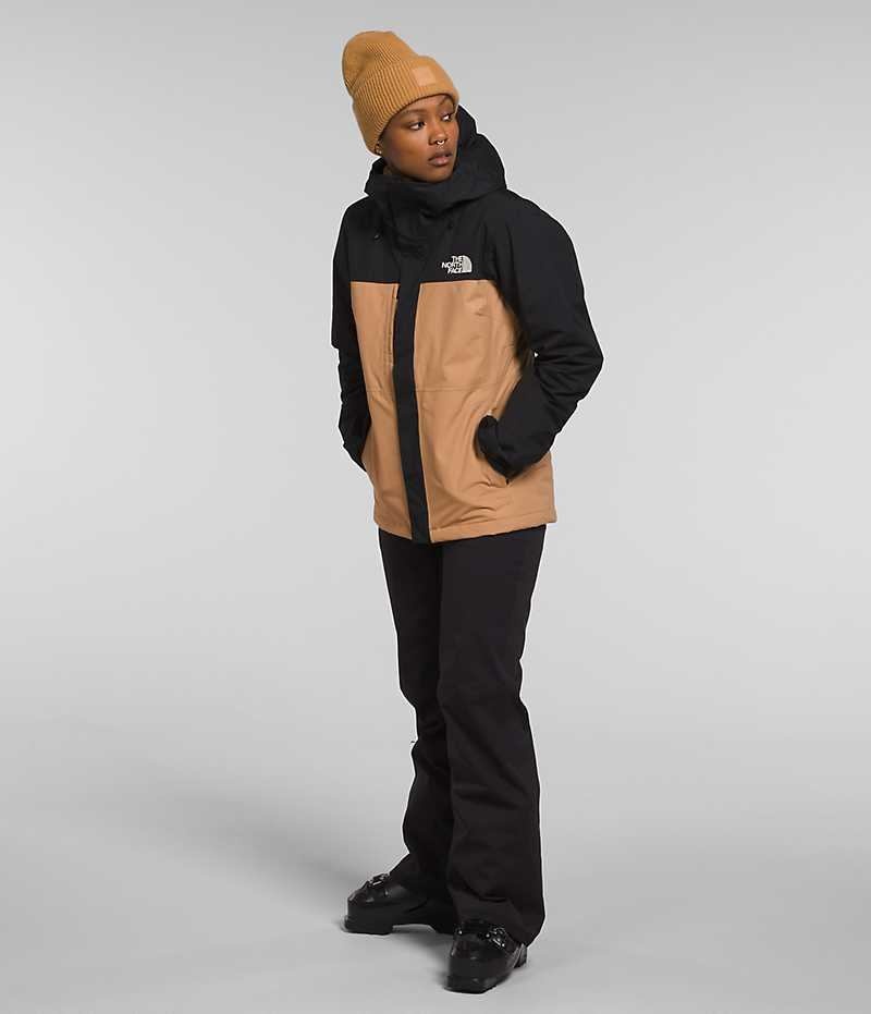 Women's The North Face Freedom Insulated Jacket Black / Khaki | CANADA ZREBLD