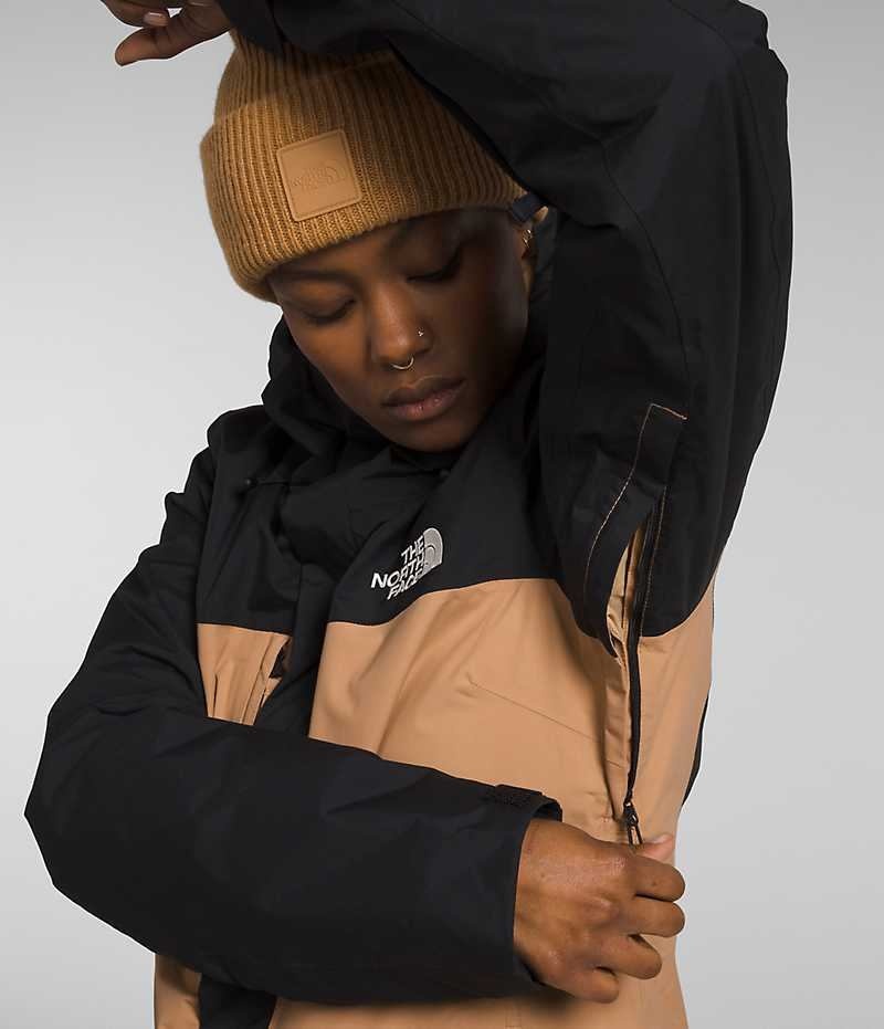 Women's The North Face Freedom Insulated Jacket Black / Khaki | CANADA ZREBLD