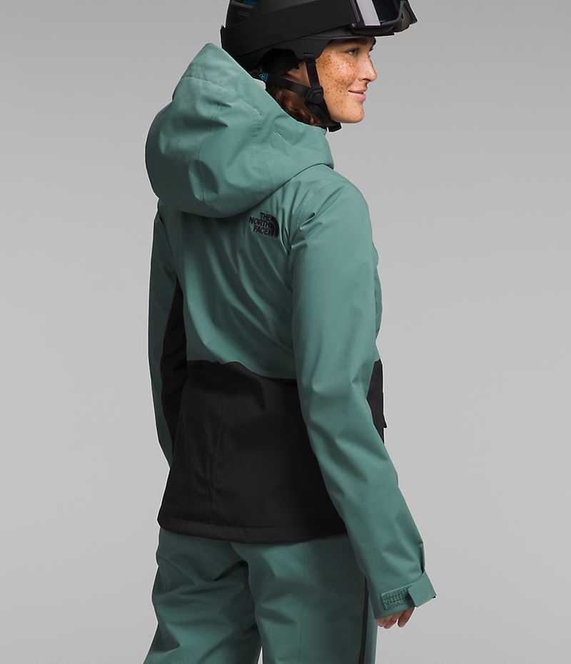 Women's The North Face Freedom Stretch Insulated Jacket Green / Black | CANADA VGYEPW