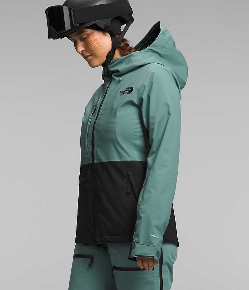 Women's The North Face Freedom Stretch Insulated Jacket Green / Black | CANADA VGYEPW