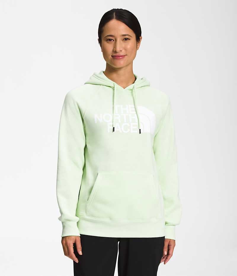 Women\'s The North Face Half Dome Pullover Hoodie Mint | CANADA IFSOMT