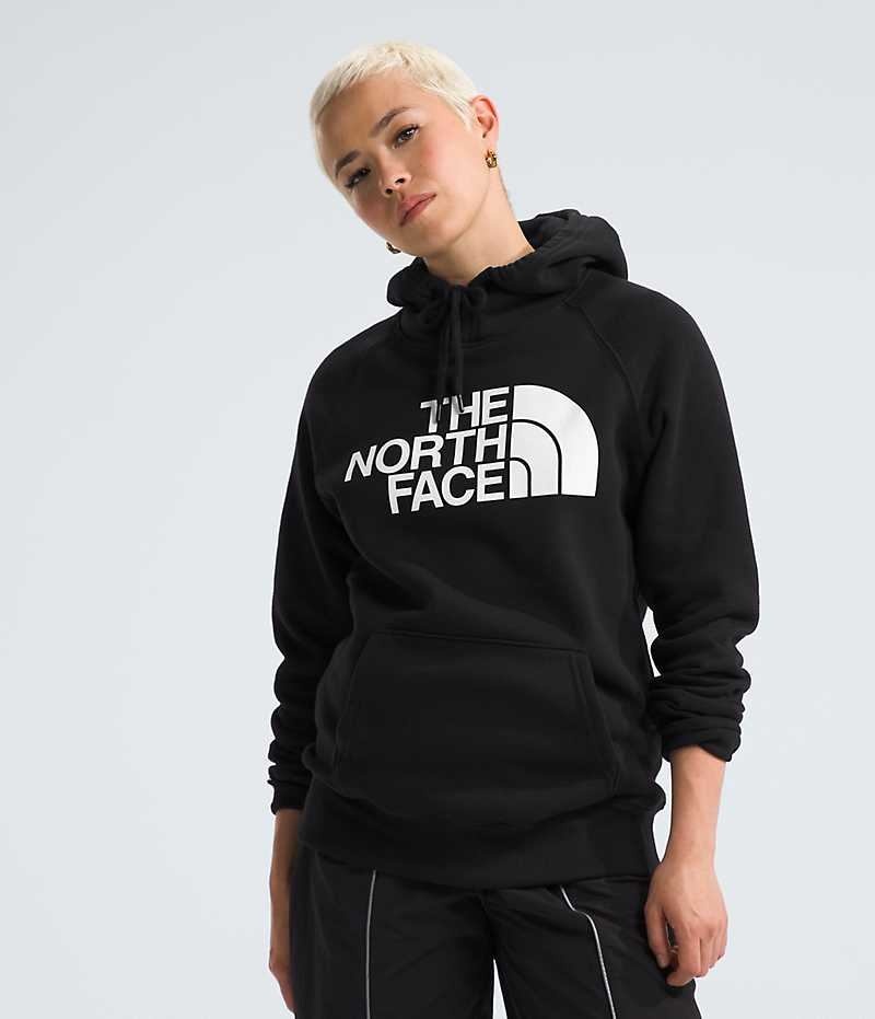 Women\'s The North Face Half Dome Pullover Hoodie Black | CANADA ESWPBI