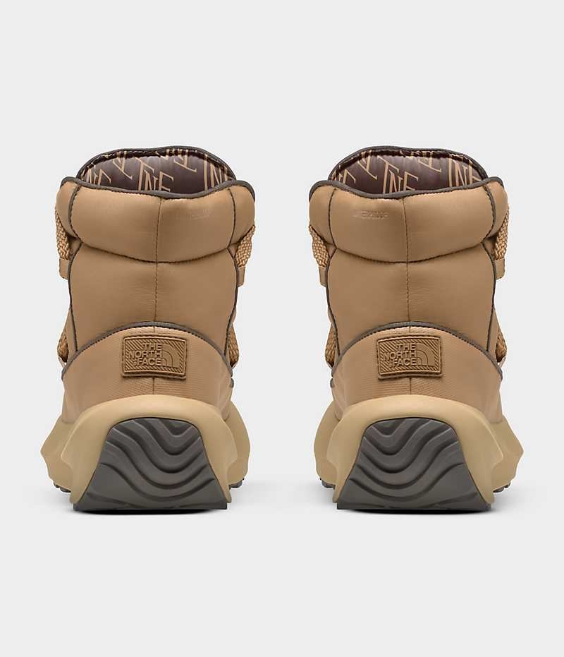 Women's The North Face Halseigh ThermoBall™ Lace Waterproof Winter Boots Brown | OTTAWA PBEYXK