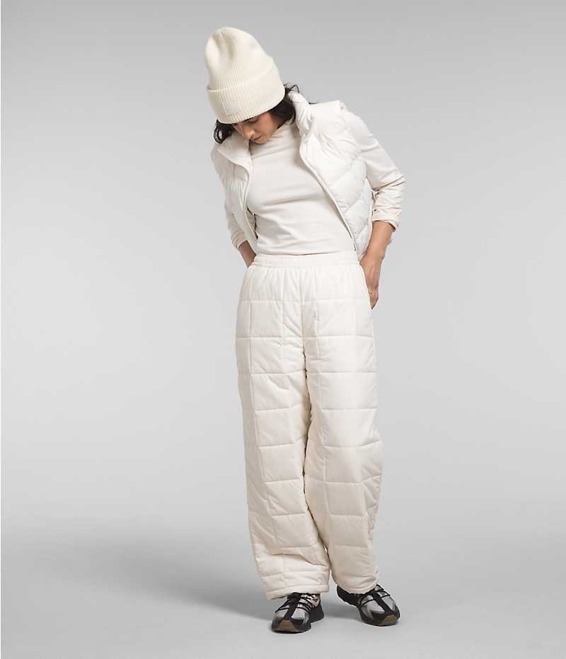 Women's The North Face Lhotse Pants White | TORONTO EGCFMJ