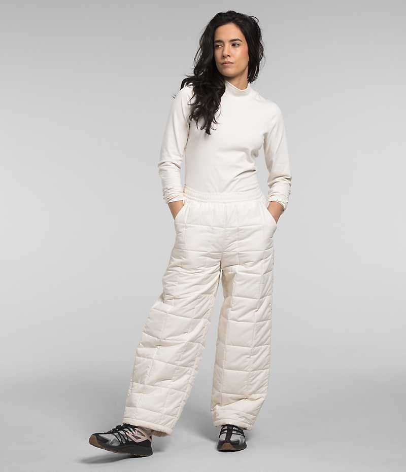 Women's The North Face Lhotse Pants White | TORONTO EGCFMJ