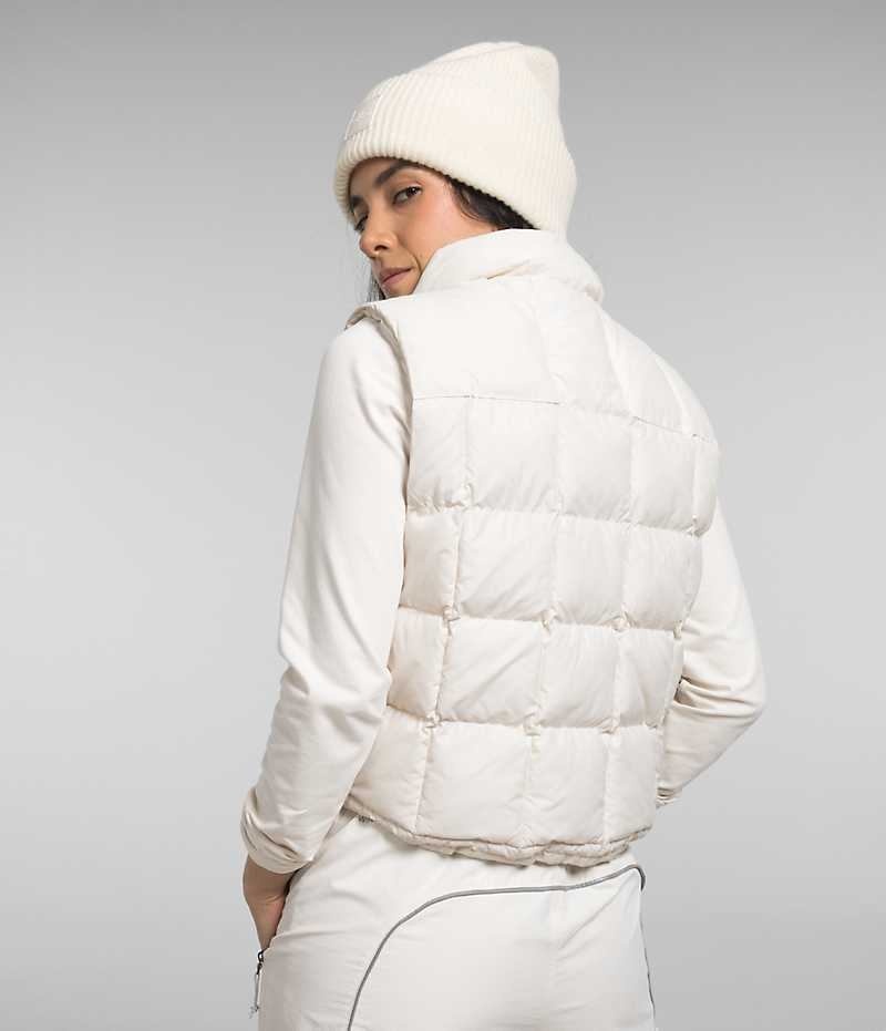 Women's The North Face Lhotse Reversible Vest White | TORONTO OKAMHN